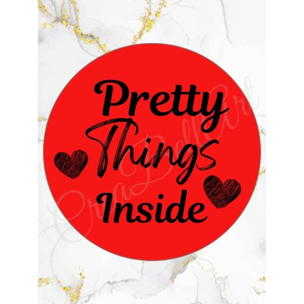 100 Thank you Stickers | Pretty Things Inside